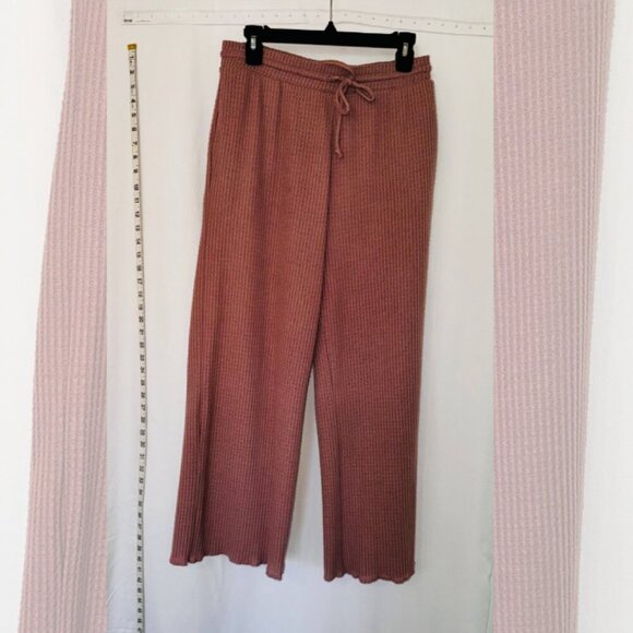 Socialite Womens Medium Stretch Regular V-Neck Elastic Waist Coordinate Set Pink - Picture 2 of 7